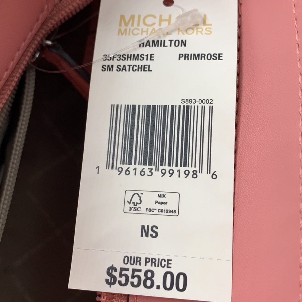 MICHAEL KORS
Hamilton Small Crocodile Embossed Faux Leather Satchel
Primrose
NWT - Picture 5 of 16